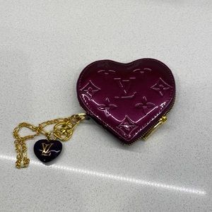 Vernis Heart Coin Purse in Violet